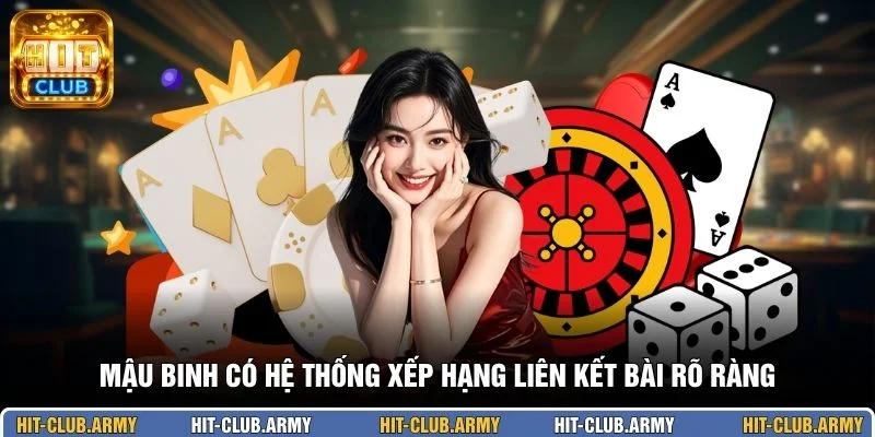 Mậu Binh có hệ thống xếp hạng liên kết bài rõ ràng