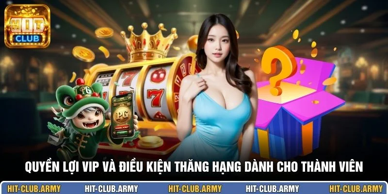 Quyền lợi VIP và điều kiện thăng hạng dành cho thành viên